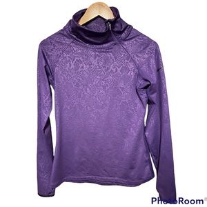 Women’s Nike Pro Dri Fit Purple Snake Print Long Sleeve
